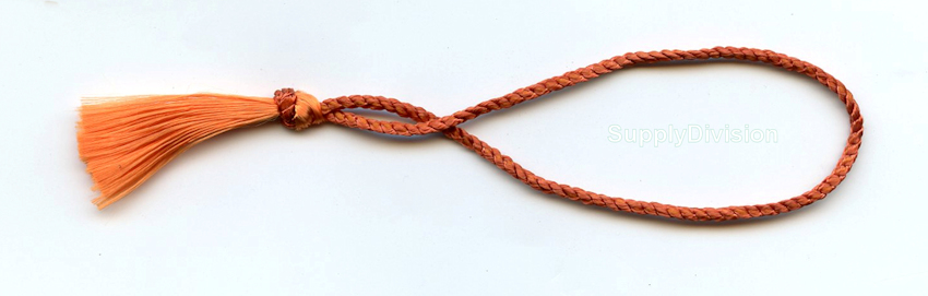 Fine Rayon style Bookmark tassel Copper pack(F)